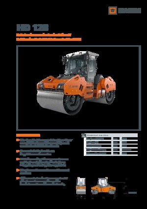 Tandem vibrohengerek Hamm HD 128