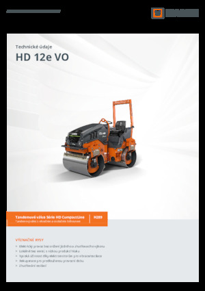 Tandem vibrohengerek Hamm HD 12e VO