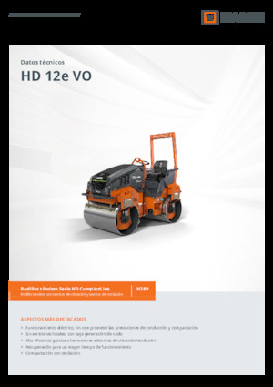 Tandem vibrohengerek Hamm HD 12e VO