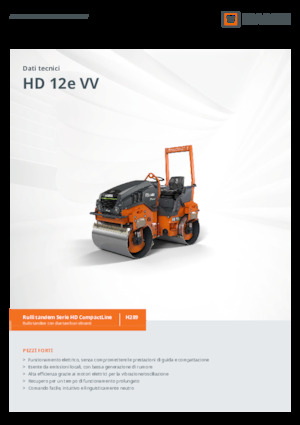 Tandem vibrohengerek Hamm HD 12e VV