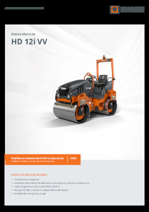 Tandem vibrohengerek Hamm HD 12i VV