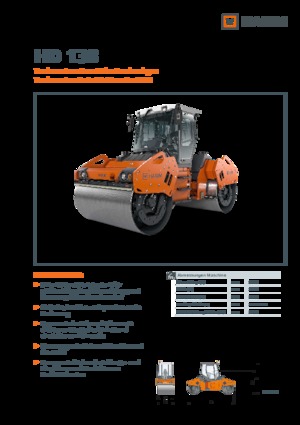 Tandem vibrohengerek Hamm HD 138