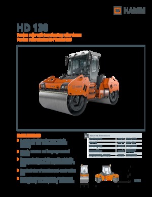 Tandem vibrohengerek Hamm HD 138