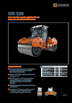 Tandem vibrohengerek Hamm HD 138