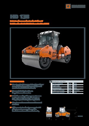 Tandem vibrohengerek Hamm HD 138