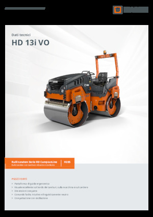 Tandem vibrohengerek Hamm HD 13i VO