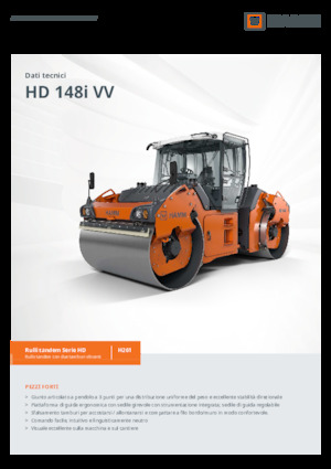 Tandem vibrohengerek Hamm HD 148i VV