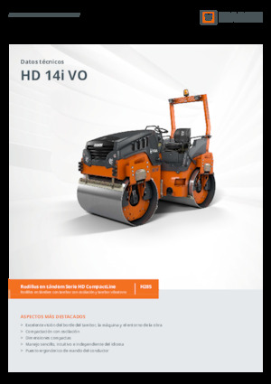 Tandem vibrohengerek Hamm HD 14i VO