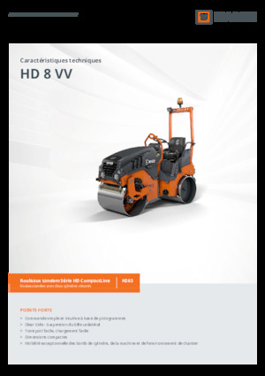 Tandem vibrohengerek Hamm HD 8 VV