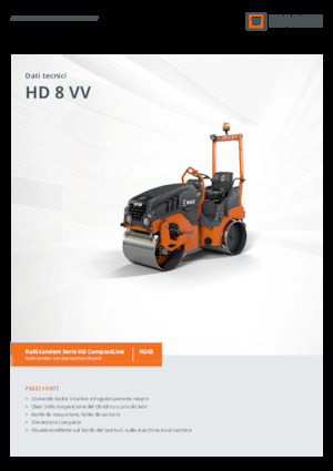 Tandem vibrohengerek Hamm HD 8 VV