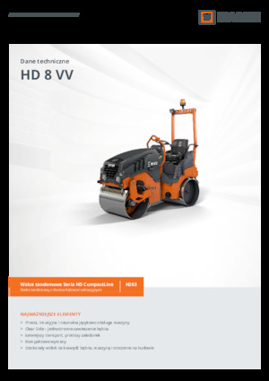 Tandem vibrohengerek Hamm HD 8 VV