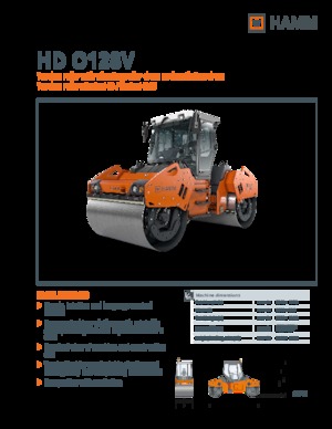 Tandem vibrohengerek Hamm HD O128V