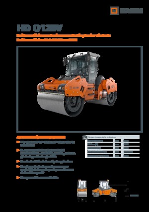 Tandem vibrohengerek Hamm HD O128V