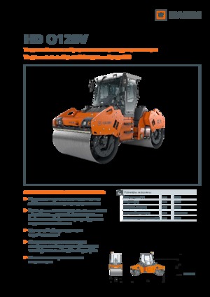 Tandem vibrohengerek Hamm HD O128V