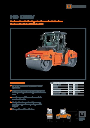Tandem vibrohengerek Hamm HD O90V