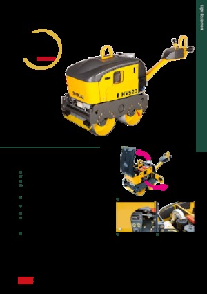 Tandem vibrohengerek Sakai HV520