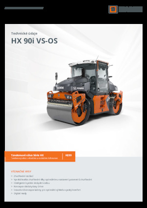 Tandem vibrohengerek Hamm HX 90i VS-OS