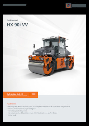 Tandem vibrohengerek Hamm HX 90i VV