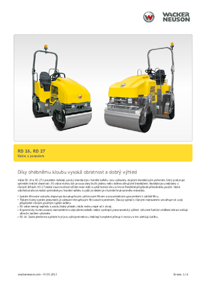 Tandem vibrohengerek Wacker RD 27-120