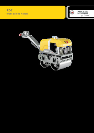 Tandem vibrohengerek Wacker Neuson RD7Af HRC