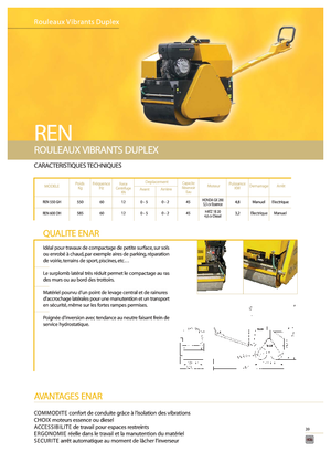 Tandem vibrohengerek Enar REN 550 GH