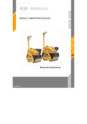 Tandem vibrohengerek Enar REN 600 DH