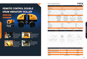Tandem vibrohengerek Shantui SRD016W 