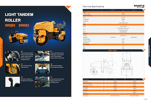 Tandem vibrohengerek Shantui SRD03