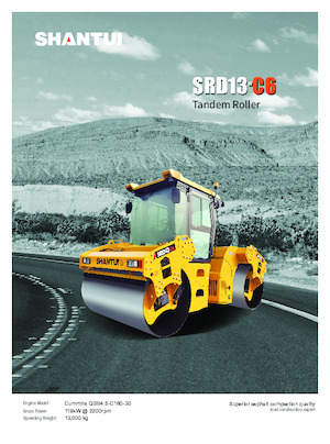 Tandem vibrohengerek Shantui SRD13-C6