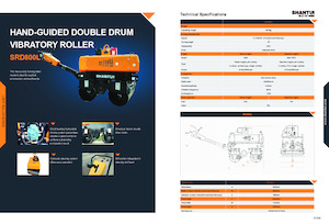 Tandem vibrohengerek Shantui SRD800L 