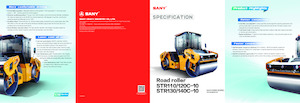 Tandem vibrohengerek Sany STR140C-10