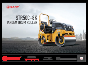Tandem vibrohengerek Sany STR50C-8K