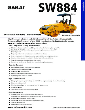 Tandem vibrohengerek Sakai SW884