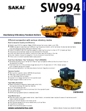 Tandem vibrohengerek Sakai SW994