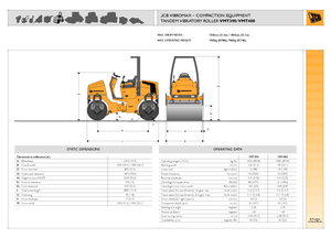 Tandem vibrohengerek JCB-Vibromax VMT 400