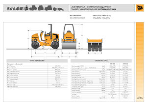 Tandem vibrohengerek JCB-Vibromax VMT 400 K