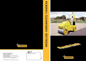 Tandem vibrohengerek Lebrero VTA 202-100