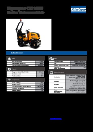 Tandem vibrohengerek Dynapac CC 1000