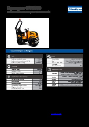 Tandem vibrohengerek Dynapac CC 1000