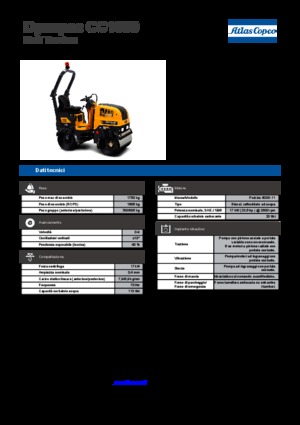Tandem vibrohengerek Dynapac CC 1000