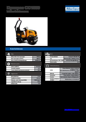 Tandem vibrohengerek Dynapac CC 1000