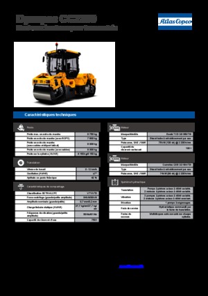 Tandem vibrohengerek Dynapac CC 2200