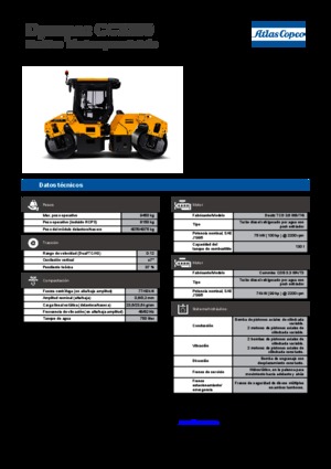 Tandem vibrohengerek Dynapac CC 3200