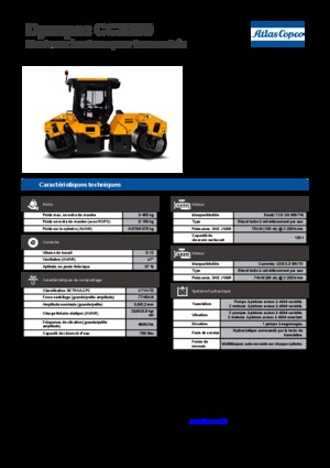 Tandem vibrohengerek Dynapac CC 3200