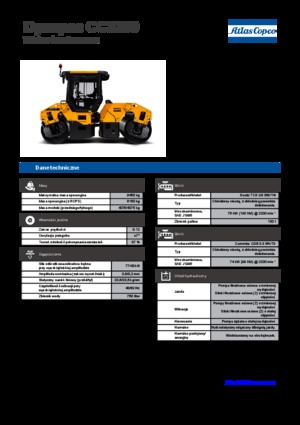 Tandem vibrohengerek Dynapac CC 3200