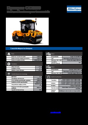 Tandem vibrohengerek Dynapac CC 3300