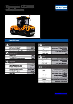 Tandem vibrohengerek Dynapac CC 3300
