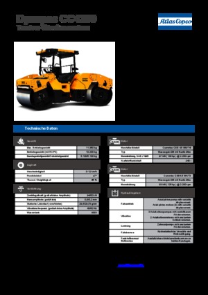 Tandem vibrohengerek Dynapac CC 4200