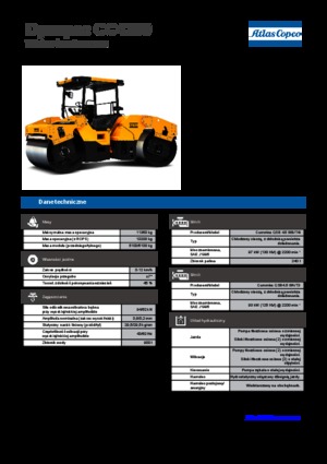 Tandem vibrohengerek Dynapac CC 4200