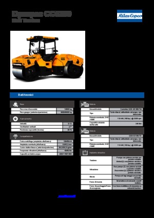Tandem vibrohengerek Dynapac CC 6200